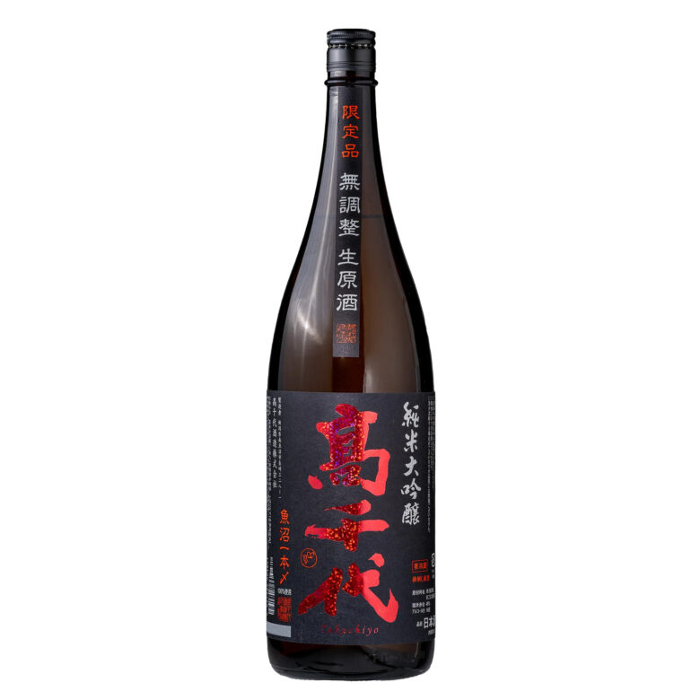 「高千代 純米大吟醸 一本〆 無調整生原酒」のボトル